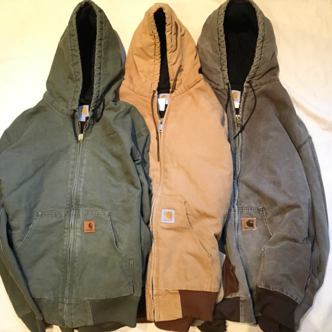 carhartt , LEATHER JACKET , OLD COACH